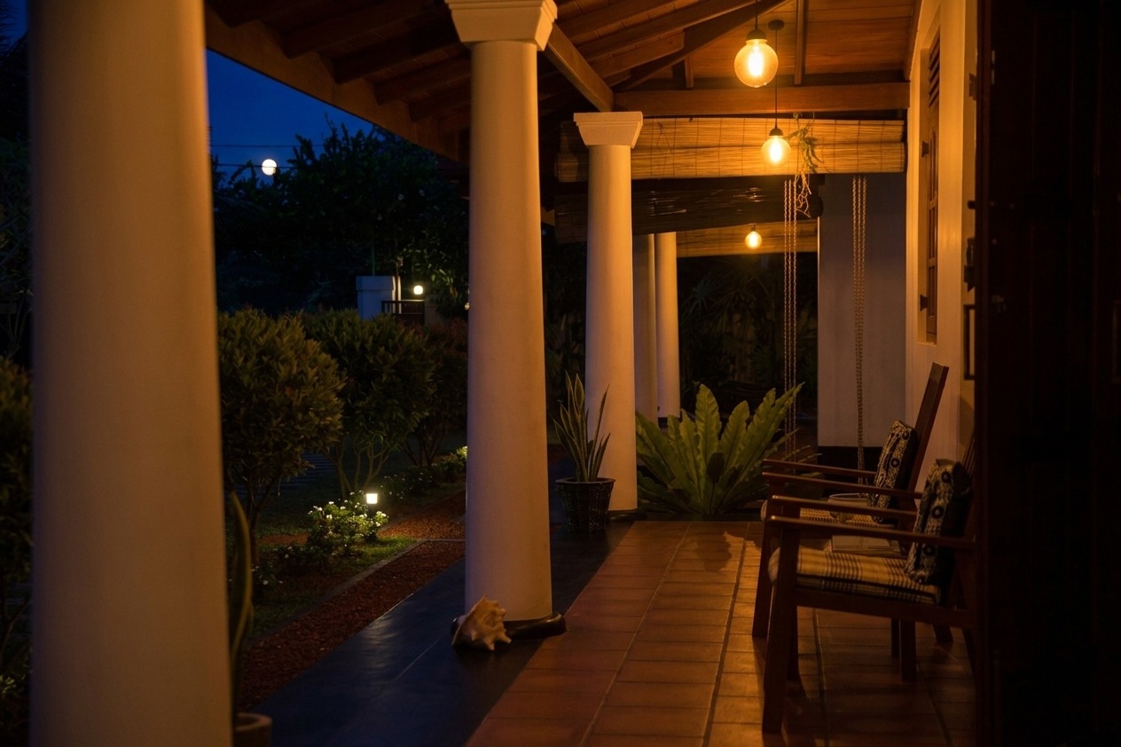 Sekkuwa Villa Veranda & Seating Area