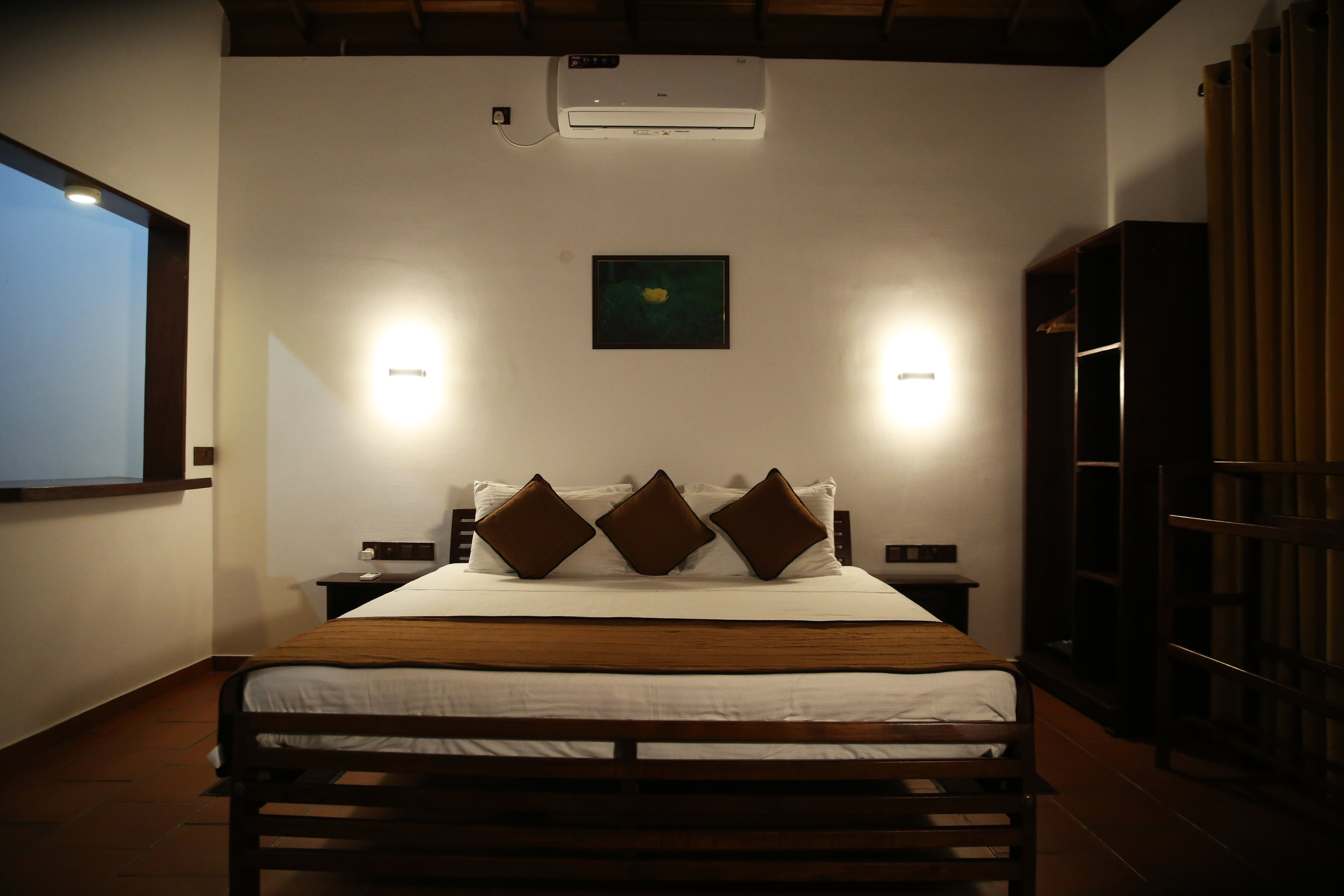 Luxury Bedroom with King Bed and Lighting